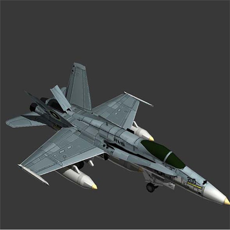 霍林郭勒3D舰载战斗机模型